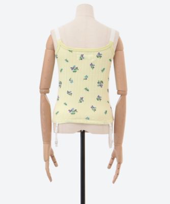 伊勢丹新宿店別注 COTTON EYELET RIB FLOWER