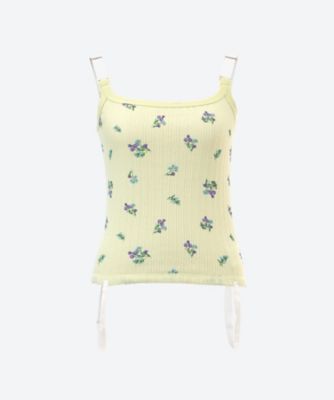 伊勢丹新宿店別注 COTTON EYELET RIB FLOWER