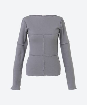 ＜BASERANGE (Women)＞ＣＩＮＤＥＲ　ＬＯＮＧ　ＳＬＥＥＶＥ　ＴＥＥ　ＴＴＣＬーＲＤーＷＩ２５