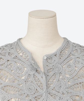 batten lace neck F26S27 | FUMIE=TANAKA