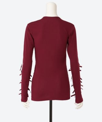 ribbon long T F26S28 | FUMIE=TANAKA/フミエタナカ