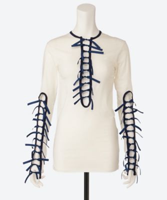 ribbon long T F26S28 | FUMIE=TANAKA/フミエタナカ