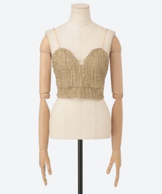 patch bustier F26S36 | FUMIE=TANAKA/フミエタナカ