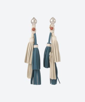 tassel earring F26S58 | FUMIE=TANAKA