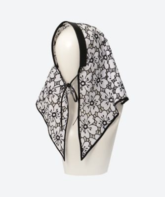 cotton flower scarf F26S68 | FUMIE=TANAKA