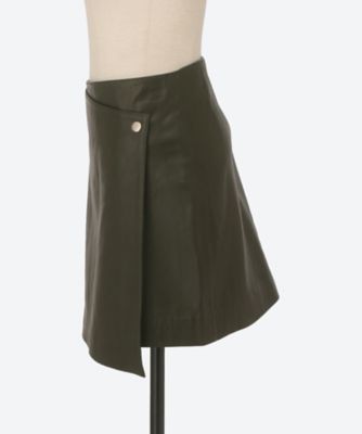 Glory Leather Skirt 20835 | oval square