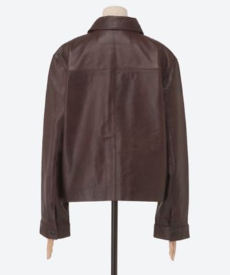 Billie Leather Jacket 21089 | oval square