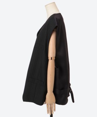 Wool Over Size Gilet I26SS―Gilet17A
