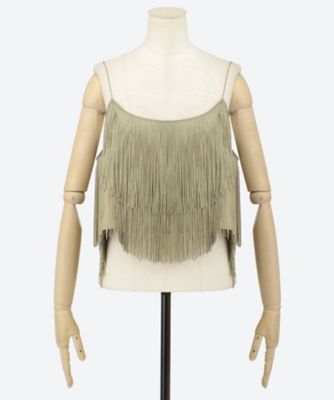 INSCRIRE (Women)/アンスクリア Ｆｒｉｎｇｅ　Ｃａｍｉｓｏｌｅ　Ｉ２６ＳＳ―ＢＬ５４