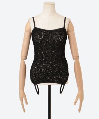 INSCRIRE (Women)/アンスクリア Ｓｔｒｅｃｈ　Ｌａｃｅ　Ｃａｍｉｓｏｌｅ　Ｉ２６ＳＳ―ＣＵＴ１６