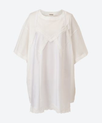 INSCRIRE (Women)/アンスクリア Ｈｙｂｒｉｄ　Ｌｉｎｇｅｒｉｅ　Ｔ―Ｓｈｉｒｔ　Ｉ２６ＳＳ―ＣＵＴ１７