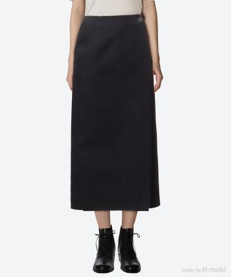 スカート Cotton Rever Wrap Skirt