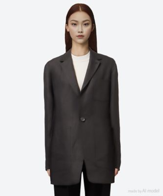 ＜POSTELEGANT (Women)＞ジャケット　Ｗａｓｈｉ　Ｐａｐｅｒ　Ｒｅｖｅｒ　Ｊａｃｋｅｔ　ＪＫ２６Ｓ０００２