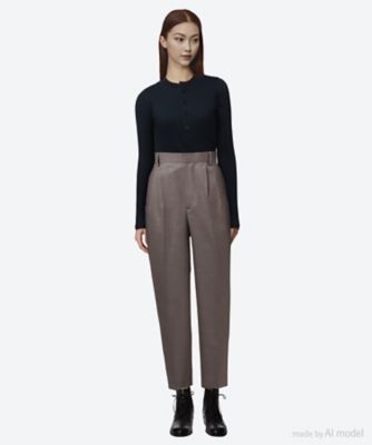 パンツ Wool Straight Trousers
