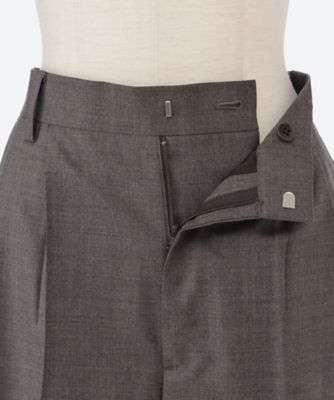 パンツ Wool Straight Trousers