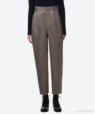 ＜POSTELEGANT (Women)＞パンツ　Ｗｏｏｌ　Ｓｔｒａｉｇｈｔ　Ｔｒｏｕｓｅｒｓ　ＰＴ２６Ｓ００１１