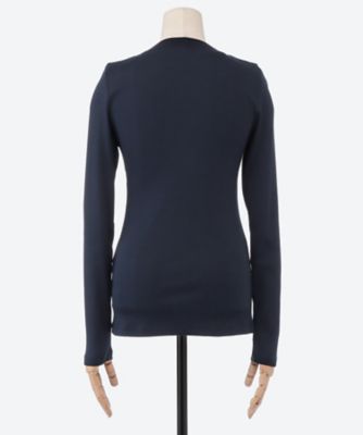 カットソー Cotton Rib Henry Neck
