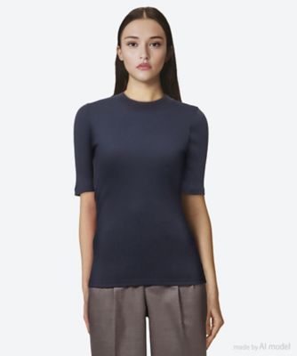 ＜POSTELEGANT (Women)＞カットソー　Ｃｏｔｔｏｎ　Ｒｉｂ　Ｔｅｅ　ＣＳ２６Ｓ０００６
