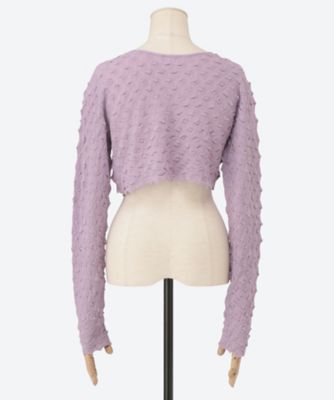 ice cotton short cardigan OCS26103A