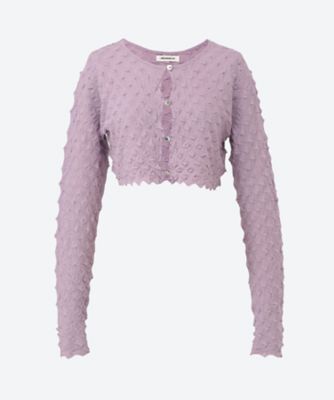 ice cotton short cardigan OCS26103A