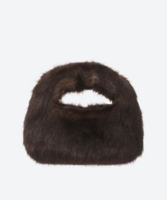＜AMOMENTO (Women)＞ＭＩＮＩ　ＦＵＲ　ＴＯＴＥ　ＢＡＧ　ＡＭ２５ＦＷＷ０４ＢＧ