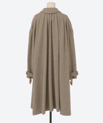 SHIRRING COAT AM25FWW02CT | AMOMENTO (Women