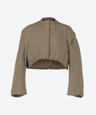 ＜AMOMENTO (Women)＞ＰＡＤＤＥＤ　ＮＹＬＯＮ　ＣＲＯＰ　ＪＵＭＰＥＲ　ＡＭ２５ＦＷＷ０１ＪＰ