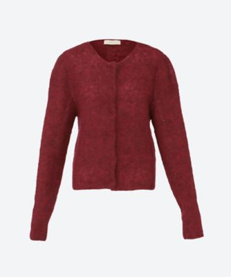 ＜AMOMENTO (Women)＞ＲＯＵＮＤ　ＮＥＣＫ　ＳＨＥＥＲ　ＣＡＲＤＩＧＡＮ　ＡＭ２５ＦＷＷ０３ＣＤ