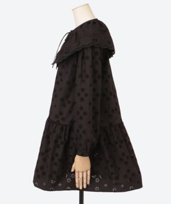 LACE BIG COLLAR MINI DRESS 26102000