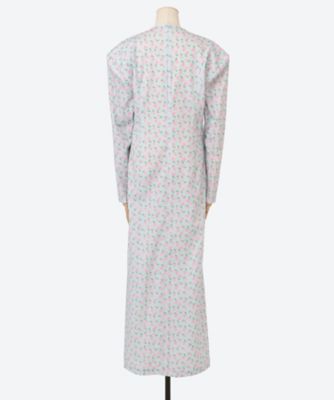 ワンピース HOLIDAY FLOWER PADDED SHOULDER LONGDRESS FLOWER PADDED SHOULDER LONG DRESS