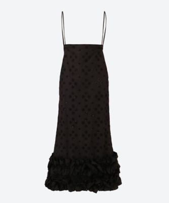 ＜HOLIDAY (Women)＞ＬＡＣＥ　ＲＵＦＦＬＥ　ＳＴＲＡＰ　ＤＲＥＳＳ　２６１０２００４