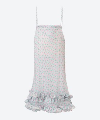 ＜HOLIDAY (Women)＞ＦＬＯＷＥＲ　ＲＵＦＦＬＥ　ＳＴＲＡＰ　ＤＲＥＳＳ　２６１０２００５