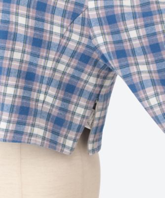 CHECK PUFF SLEEVE BLOUSE 26102006 