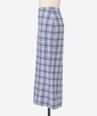 スカート HOLIDAY WOOL TWILL SLIM SKIRT CHECK SLIM SKIRT 26102008 | HOLIDAY (Women