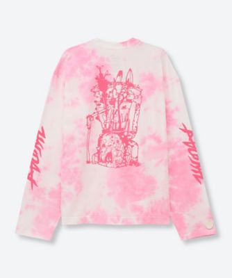 SUPER FINE DRY DAMAGE TIE―DYE L／S T