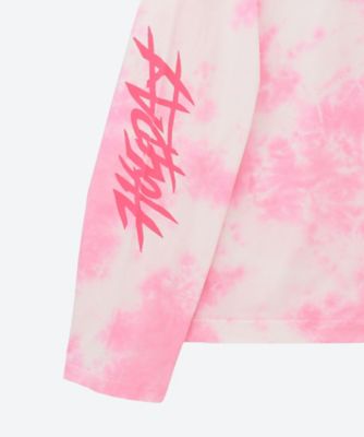 SUPER FINE DRY DAMAGE TIE―DYE L／S T