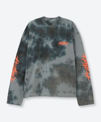 SUPER FINE DRY DAMAGE TIE―DYE L／S T