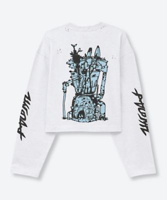 SUPER FINE DRY CROPPED DAMAGE L／S T
