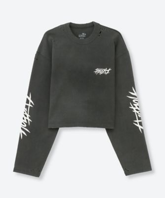 SUPER FINE DRY CROPPED DAMAGE L／S T