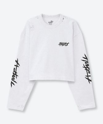 SUPER FINE DRY DAMAGE L／S T―SHIRT