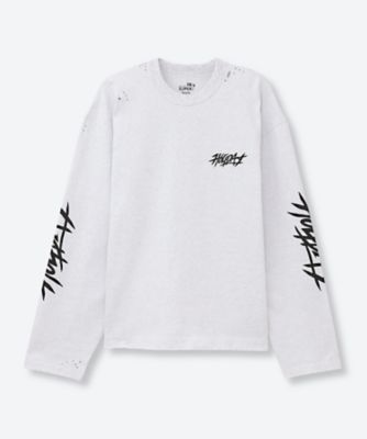 HOLIDAY ホリデイSUPER FINE DRY DAMAGE Tシャツ SUPER FINE DRY DAMAGE L／S T―SHIRT