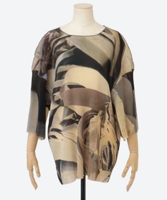 ＜kotohayokozawa (Women)＞ＳＨＥＥＲ　ＧＲＡＰＨＩＣ　ＲＥＬＡＸ　ＴＯＰ　ＴＤＸ６Ｓ―ＧＲ―ＲＬ