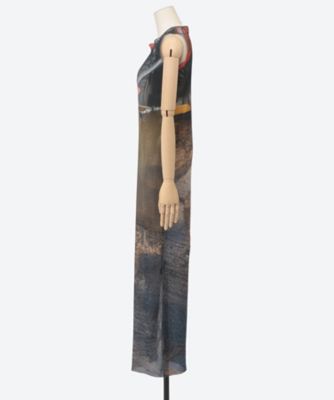 SHEER GRAPHIC DRESS ＊SLEEVELESS