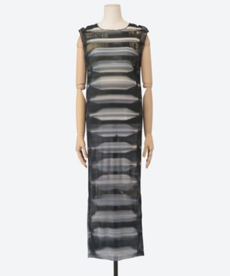 SHEER GRAPHIC DRESS ＊SLEEVELESS