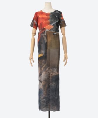 ＜kotohayokozawa (Women)＞ＳＨＥＥＲ　ＧＲＡＰＨＩＣ　ＤＲＥＳＳ　＊ＳＨＯＲＴＳＬＥＥＶＥ　ＴＤＸ６Ｓ―ＧＲ―ＤＲ０２