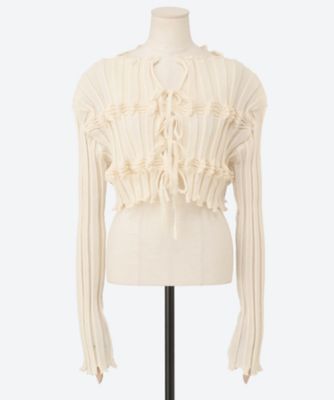 flow short cardigan OCS26105 | OPEN