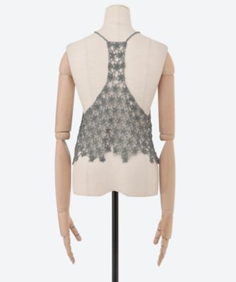 crochet flowertops OCS26114 | OPEN SESAME