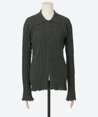nepped knit shirt OCS26120 | OPEN SESAME