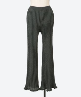nepped knit pants OCS26208 | OPEN SESAME