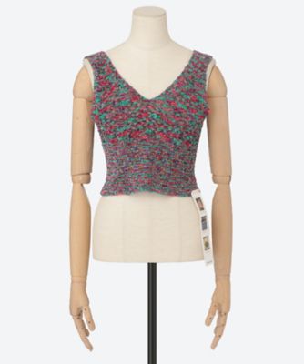 MIST SHAGGY KNIT TOP KTX6S―KN02